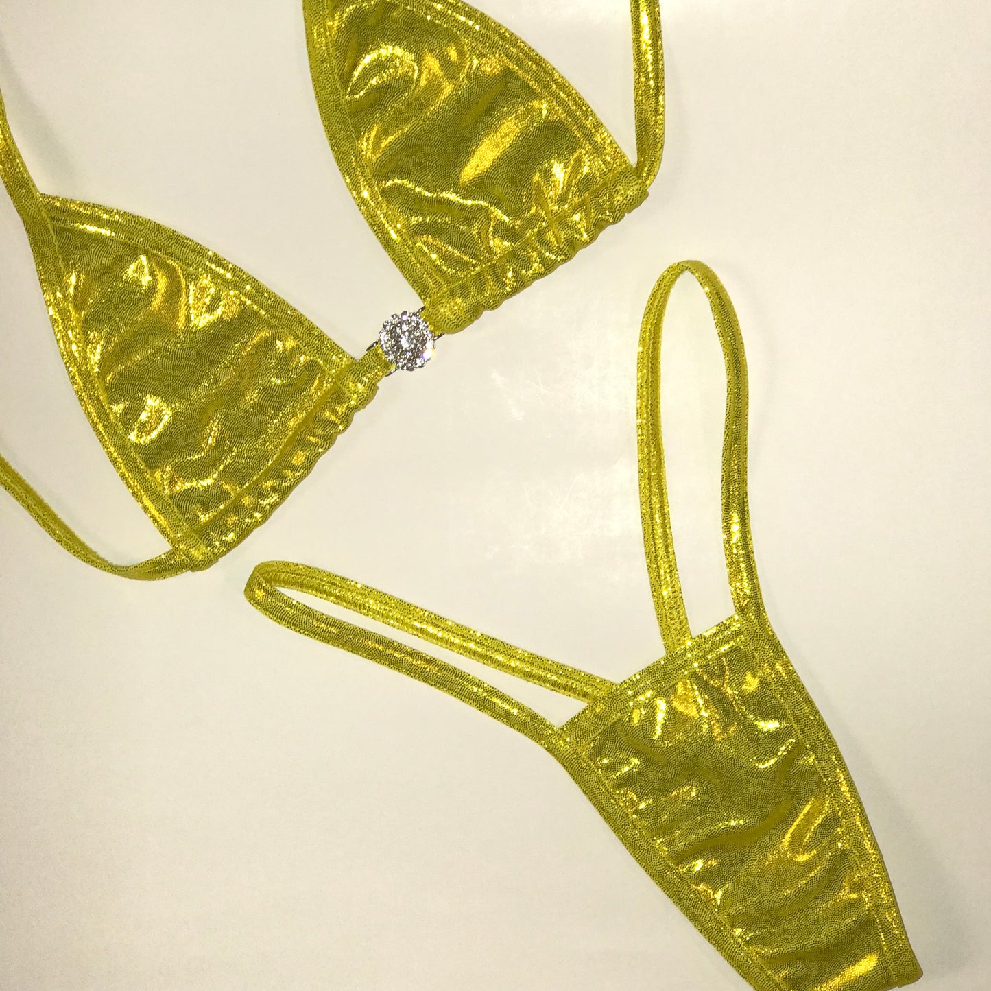 Gold-digger Yellow Two Piece Set